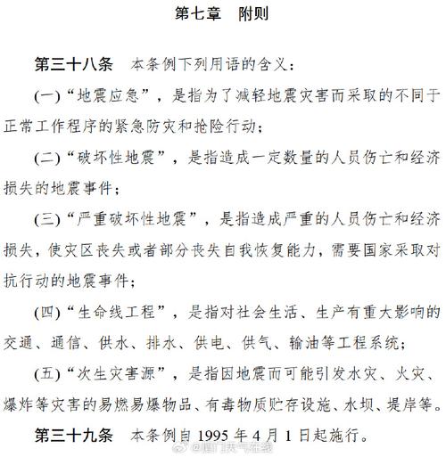 关于“破坏性地震应急条例”你可能想知道