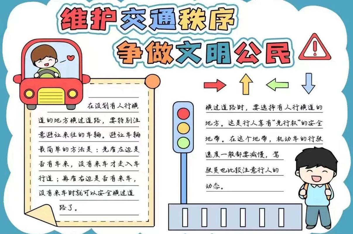 小学生劝导文明出行手抄报-小学生劝导文明出行手抄报图片 小学生劝导文明出行手抄报-小学生劝导文明出行手抄报图片
