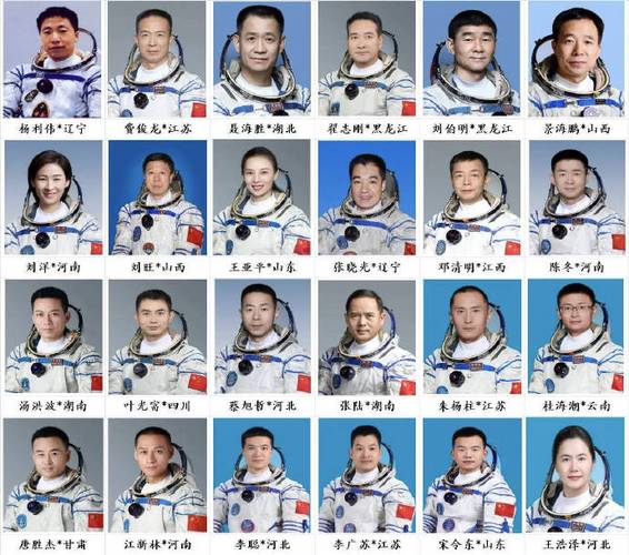 聂海胜三名宇航员出行前照-聂海胜三个宇航员