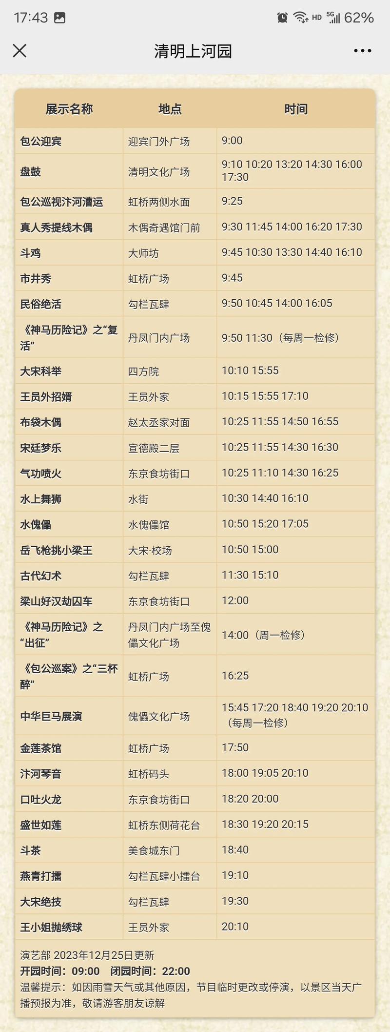 “清明上河园出行前的准备”你不能不知道的事 “清明上河园出行前的准备”你不能不知道的事